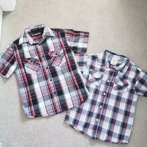 Plaid Button Down Shirt Bundle